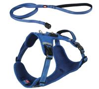 Zolux - Arnés de clip y Go para perro con correa de 2 m - Talla M - Perro de 15 - 30 kg - Cierre magnético ultra rápido y seguro - Bandas reflectantes - Hebillas laterales - Tejido transpirable
