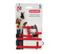 Zolux Arnés Rojo con correa para roedores