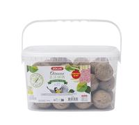 Zolux - Cubo de 35 bolas de grasa con red para pájaros (90 g)