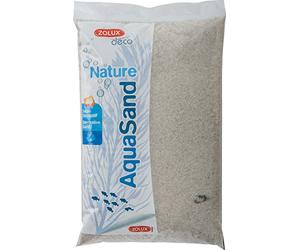 Zolux - Grava Natural para Acuario (Cuarzo Fino, 0,3 a 1,2 mm, granulometría, 5 kg)