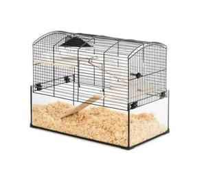 Zolux Jaula Neo - Panas pequeñas, Longitud 52 x Profundidad 28,5 x Altura 40 cm, Color Negro