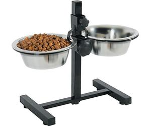 Zolux - Soporte para Puerta, diseño de Perro pequeño, Ajustable, 2 x 700 ml