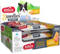 ZOLUX SWEETIES golosinas cremosas para perros con pollo y queso 14 g