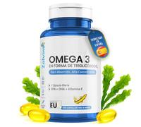 ZOLVINS Omega 3 Premium - Una Sola Cápsula Diaria con Alta Concentración de EPA y DHA - Certificado FOS - Aceite de Pescado Salvaje con Triglicéridos y Vitamina E - 120 cápsulas Sin Sabor (4 meses)