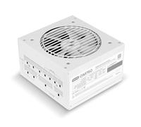 Zolyd GM750 - Fuente Alimentación Modular PC ATX 3.1 850W, 80+ Gold, 89% Eficiencia, Sistema Digital APFC, Ventilador FDB 120mm, Fanless Mode, Condensadores japoneses, PCI Express 5.0 - Blanco
