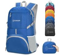 ZOMAKE 35L Mochila Plegable Ligera de Senderismo Pequeña Mochilas Para Hombre Mujer Viaje Trekking Deporte(Azul oscuro)