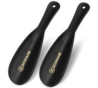 ZOMAKE Calzador de Plastico,19cm Calzador de Zapatos Plastico Pequeño,Bolsillo Cuchara de Zapatos de Viaje Compacto Y Fácil de Agarrar para Mujeres Embarazadas Ancianos Y Niños(2pcs)