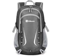 ZOMAKE Mochila Plegable Ligera 35 L,Mochilas Compacta con Resistencia al Agua para Hombre Mujer Viajar Senderismo al Aire Libre(Gris Medio)