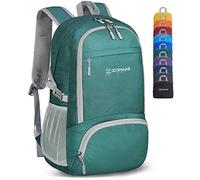 ZOMAKE Mochila Plegable Ligera de Senderismo Pequeña Mochila con Resistencia Al Agua 30L para Hombre Mujer Viaje Trekking Deporte(Verde Militar)