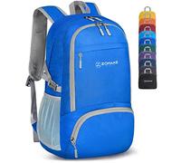 ZOMAKE Mochila Plegable Ligera de Senderismo Pequeña Mochilas Con Resistencia Al Agua 30L Para Hombre Mujer Viaje Trekking Deporte(Azul oscuro)