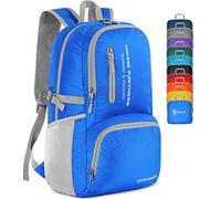 ZOMAKE Mochila Plegable Ligera de Senderismo Pequeña Mochilas Con Resistencia Al Agua 35L Para Hombre Mujer Viaje Trekking Deporte(Azul oscuro)