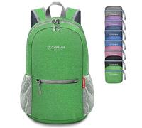 ZOMAKE Mochila Plegable Pequeña 10L - Mochilas Ligeras para Viajar Mochilas Senderismo Mujer Hombre Mochila Ultraligera Excursion(Verde Oscuro)