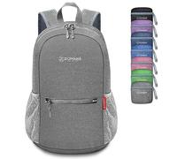 ZOMAKE Mochila Plegable Pequeña 10L - Mochilas Ligeras para Viajar Mochilas Senderismo Mujer Hombre Mochila Ultraligera Excursion(Gris)