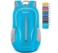 ZOMAKE Mochila Plegable Ultraligera - Mochilas de Senderismo Pequeña Mochila con Resistencia Al Agua 25L para Hombre Mujer Viaje Trekking Deporte(Azul Claro)