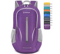 ZOMAKE Mochila Plegable Ultraligera - Mochilas de Senderismo Pequeña Mochila Con Resistencia Al Agua 25L Para Hombre Mujer Viaje Trekking Deporte(Violeta)