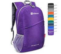 ZOMAKE Mochila Senderismo Montaña Plegable Ligera 20 L Pequeñas para Hombre Mujer,Mochilas Compacta para Viajar(Púrpura)