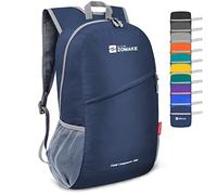 ZOMAKE Mochila Senderismo Montaña Plegable Ligera 20 L Pequeñas para Hombre Mujer,Mochilas Compacta para Viajar(Azul Marino)