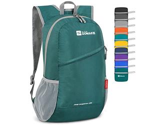 ZOMAKE Mochila Senderismo Montaña Plegable Ligera 20 L Pequeñas para Hombre Mujer,Mochilas Compacta para Viajar(Ejercito Verde)