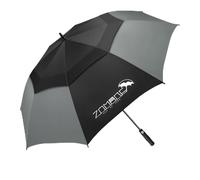 ZOMAKE Paraguas Grande 68 Pulgadas,XXL Paraguas de Golf Grandes Antiviento,Umbrella Resistente con Doble Toldo Venteado Impermeable para Hombre Mujer(Negro&Gris)