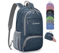 ZOMAKE Ultraligera Pequeña 20L Mochila Plegable para Senderismo Montaña Excursion Mochilas Ligeras Viajar para Hombre Mujer(Azul Zafiro)