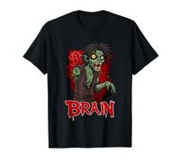 Zombi Anime Brain Halloween Terror Kawaii Regalo Zombie Camiseta