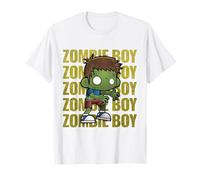Zombi Boy Cute Adorable Kawaii Halloween Zombies Camiseta