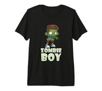 Zombi Boy Cute Adorable Kawaii Halloween Zombies Camiseta Premium