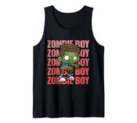Zombi Boy Cute Adorable Kawaii Halloween Zombies Camiseta sin Mangas