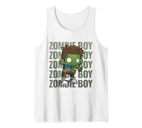 Zombi Boy Cute Adorable Kawaii Halloween Zombies Camiseta sin Mangas
