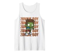 Zombi Boy Cute Adorable Kawaii Halloween Zombies Camiseta sin Mangas