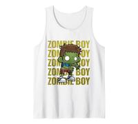Zombi Boy Cute Adorable Kawaii Halloween Zombies Camiseta sin Mangas