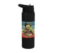 Zombi come albóndigas Scary Zombie Meat Flesh Zombie Dead Stainless Steel Insulated Water Bottle