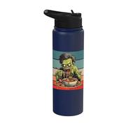 Zombi come albóndigas Scary Zombie Meat Flesh Zombie Dead Stainless Steel Insulated Water Bottle