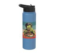 Zombi come albóndigas Scary Zombie Meat Flesh Zombie Dead Stainless Steel Insulated Water Bottle