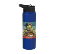 Zombi come albóndigas Scary Zombie Meat Flesh Zombie Dead Stainless Steel Insulated Water Bottle