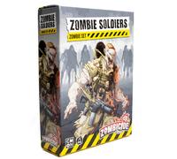 Zombicide 2ª edición Zombie Soldiers Set,Juego de mesa de estrategia,Juego cooperativo para adolescentes y adultos,Juego de mesa zombi Mini figuras,Promedio de reproducción 1 hora,Hecho por CMON