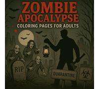 Zombie Apocalypse Coloring Pages for Adults: Creepy, Spooky & Relaxing Horror Designs to Unleash Your Dark Creativity: Scary Zombie Scenes, Haunted ... Stress Relief Coloring Book for Horror Lovers