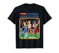 Zombie Apocalypse Sarcastic Retro Vintage Funny Adult Humor Camiseta