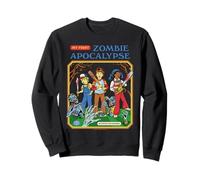 Zombie Apocalypse Sarcastic Retro Vintage Funny Adult Humor Sudadera