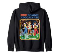 Zombie Apocalypse Sarcastic Retro Vintage Funny Adult Humor Sudadera con Capucha