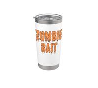 Zombie Bait Funny Zombies Goteando Slime Blood Zombie Bait Vaso térmico de acero inoxidable de doble pared