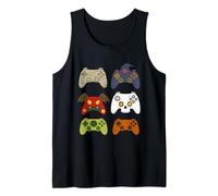 Zombie Bat Wizard Pumpkin Gaming Controllers Halloween Camiseta sin Mangas