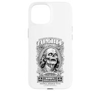 Zombie Benjamin Franklin Halloween Billete Horror Dollar Carcasa para iPhone 15