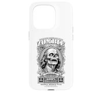 Zombie Benjamin Franklin Halloween Billete Horror Dollar Carcasa para iPhone 15 Pro