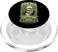 Zombie Benjamin Franklin Halloween Billete Horror Dollar PopSockets PopGrip para MagSafe