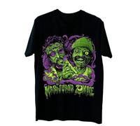 Zombie Cheech and Chong T Shirt Short SleeveBlackXXL