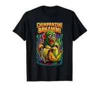 Zombie Chimpanzini Bananini, Italiano Brainrot Halloween Meme Camiseta