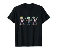 Zombie Creepy Scary para niños Ropa Diseño de imagen gráfica Camiseta