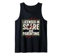Zombie Dad Apocalypse Parent Horror Papá Humor Halloween Camiseta sin Mangas