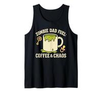 Zombie Dad Apocalypse Parent Horror Papá Humor Halloween Camiseta sin Mangas